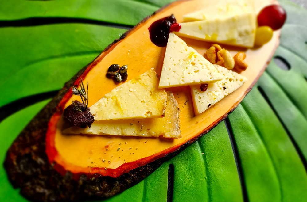 Tabla de quesos del Restaurante Laurea de Pastrana